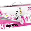 Skids control Vouwstep Love voetrem meisjes roze