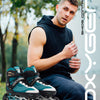 Skids control - Oxygen inline skates semi-softboot verstelbaar petrol maat 42-45