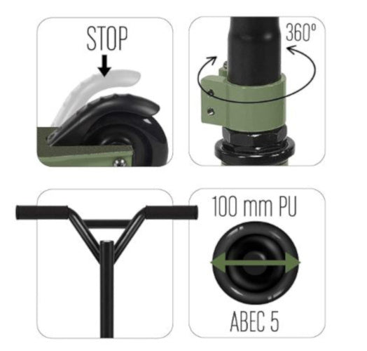 Military stuntstep junior Kaki