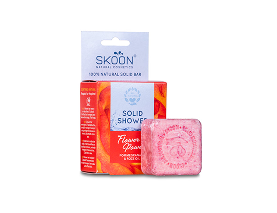 Skoon solid shower bar - flower power - 90 gr