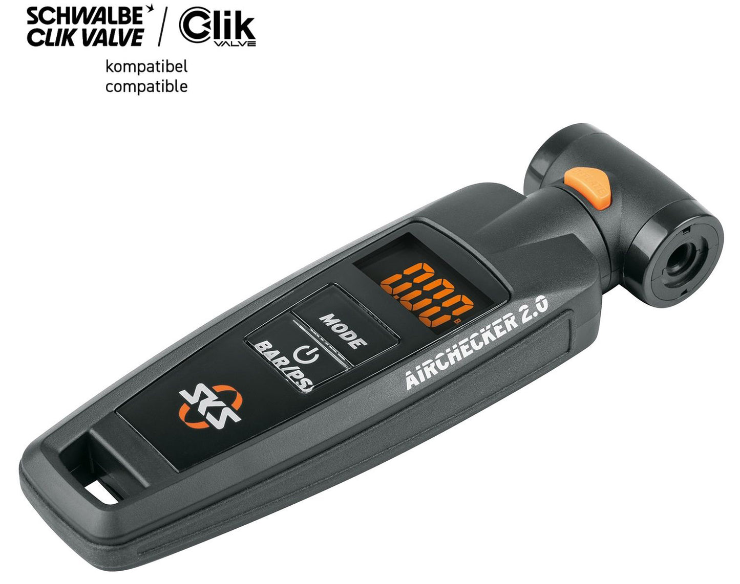 Sks germany airchecker 2.0 - digital air pressure gauge (scv compatible)