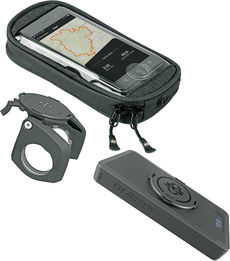 Sks compit+ smartphone mount w +com unit power bank com smartbag