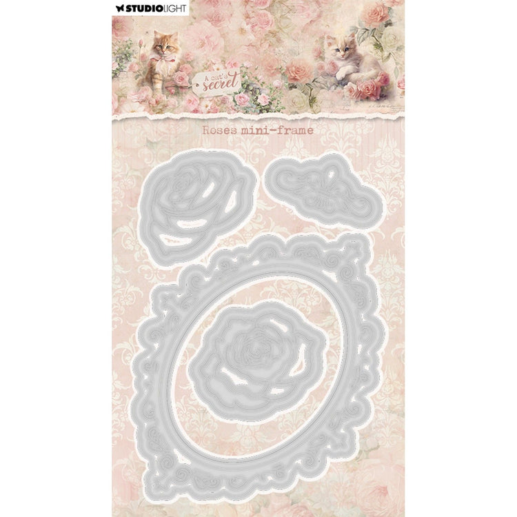 Studio light • a cat's secret cutting die roses mini-frame