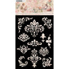Studio light • a cat's secret mask stencil baroque ornaments