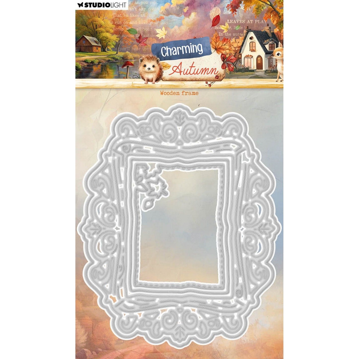 Studio light • charming autumn cutting die wooden frame