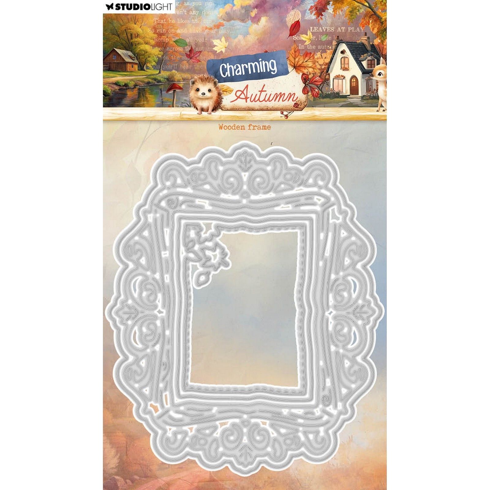 Studio light • charming autumn cutting die wooden frame