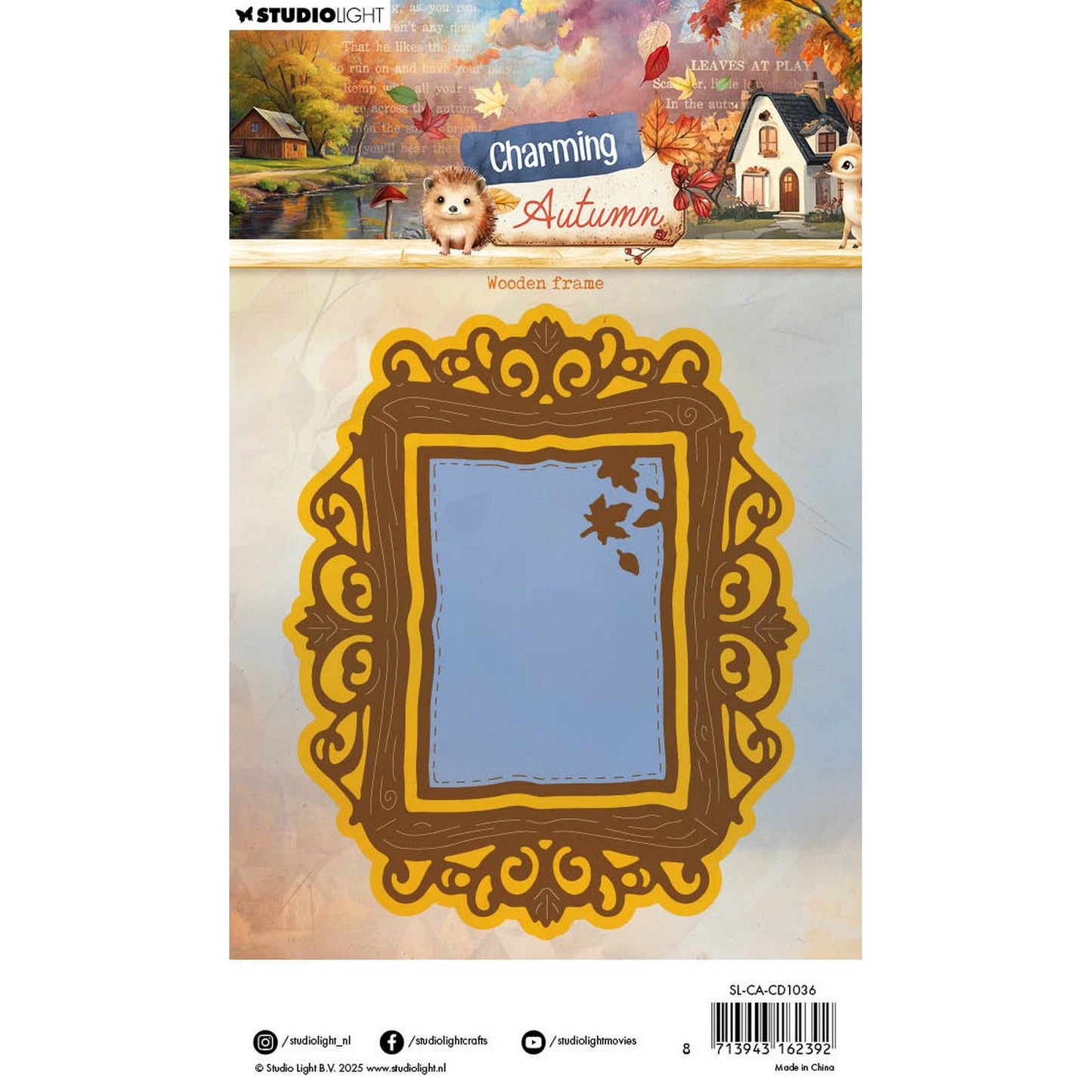 Studio light • charming autumn cutting die wooden frame