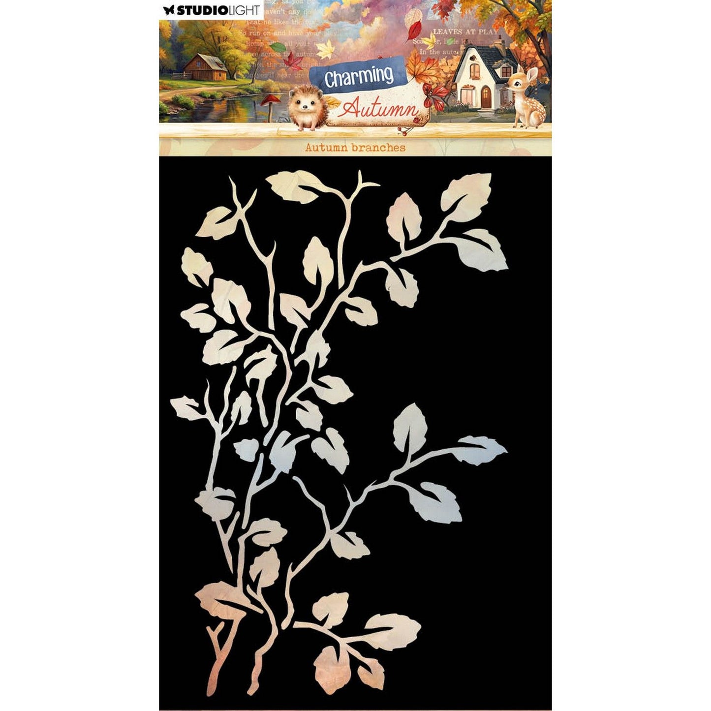 Studio light • charming autumn mask autumn branches