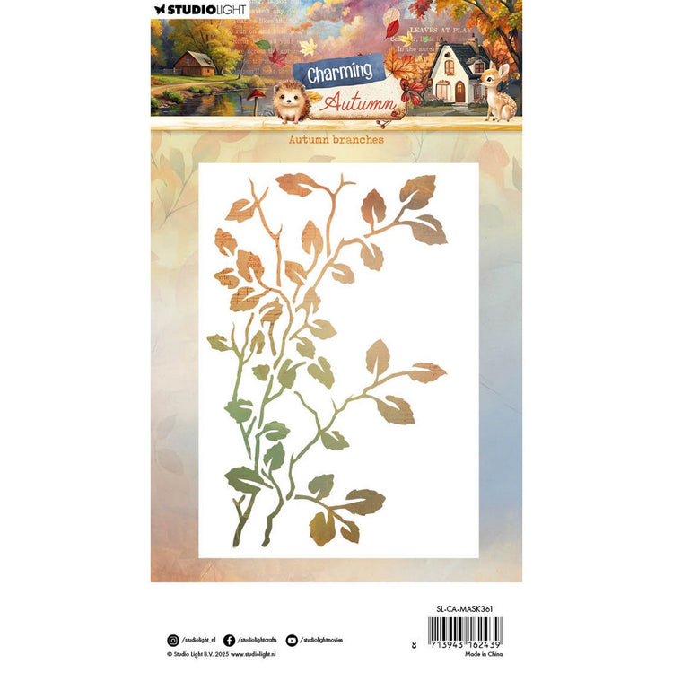 Studio light • charming autumn mask autumn branches