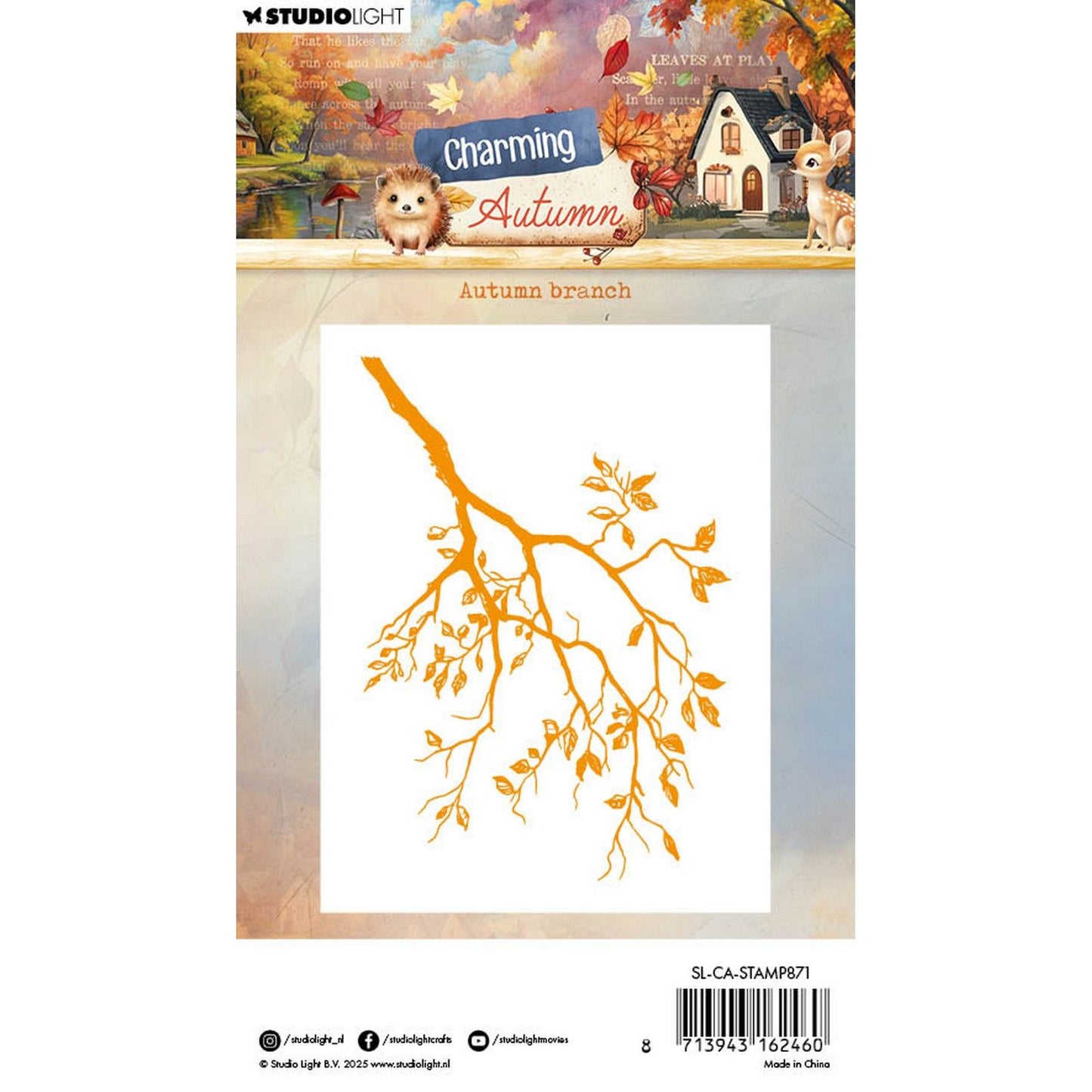 Studio light • charming autumn clear stamps autumn branch