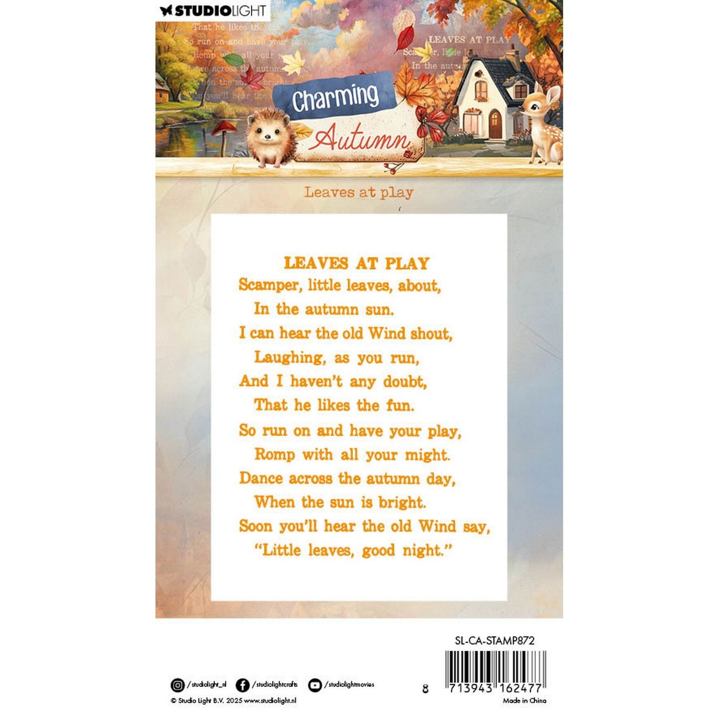 Studio light • charming autumn clear stamps leaves at play