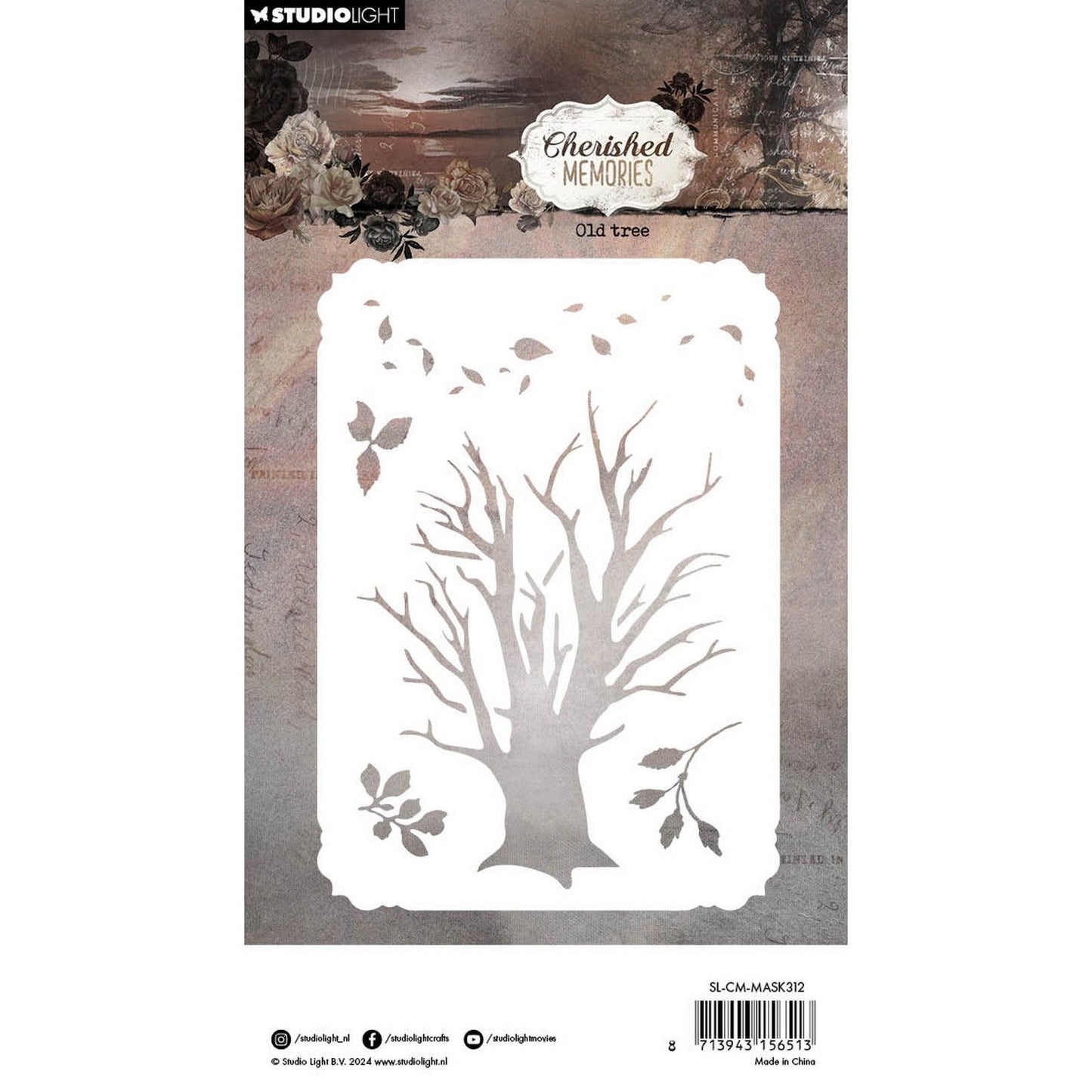 Studio light • cherished memories mask old tree