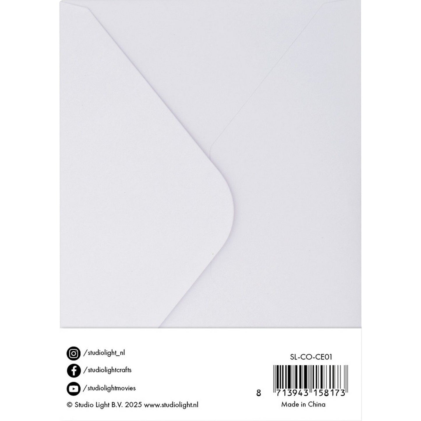 Studio light • consumables cards envelopes white a6