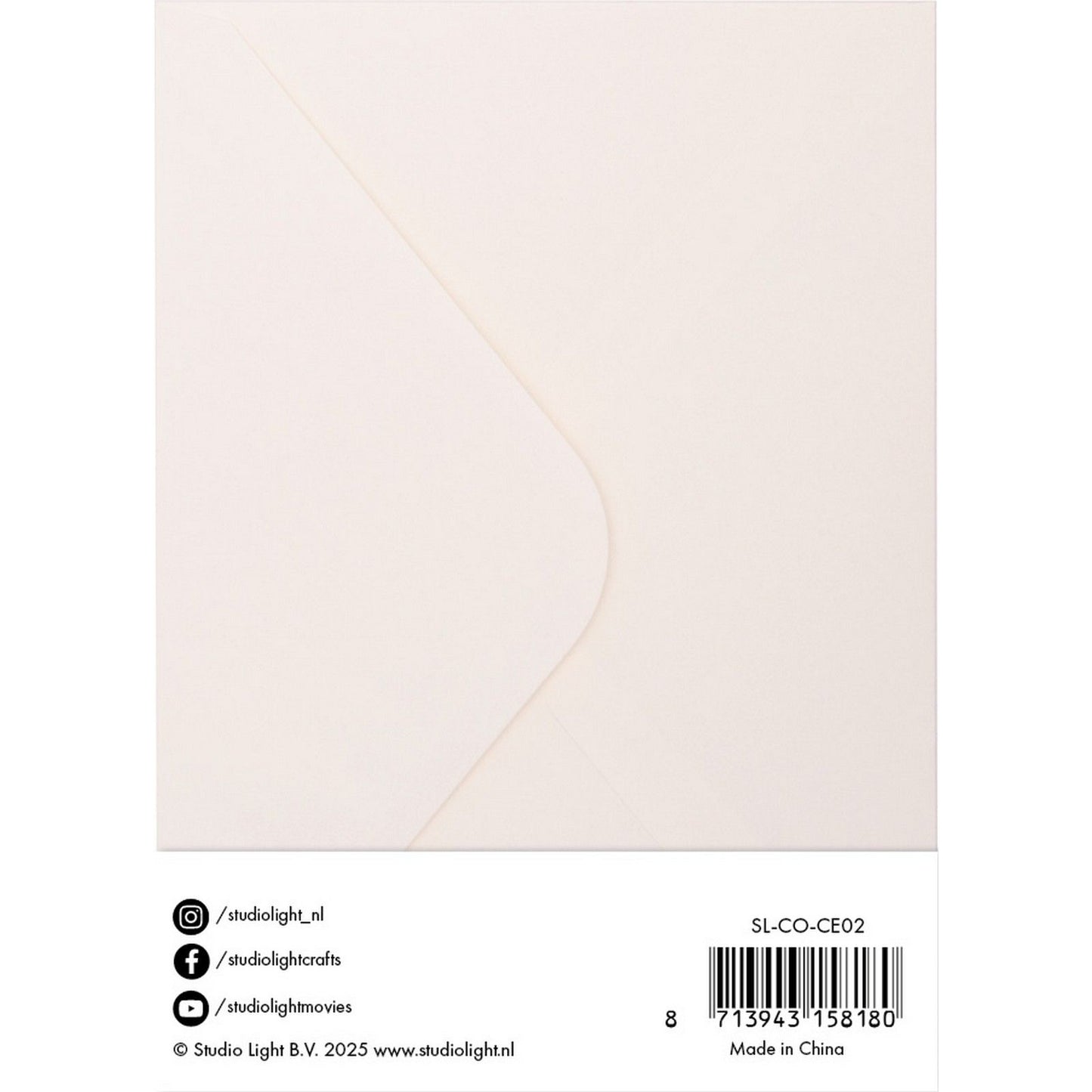 Studio light • consumables cards envelopes creme a6