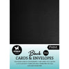Studio light • consumables cards envelopes black a6