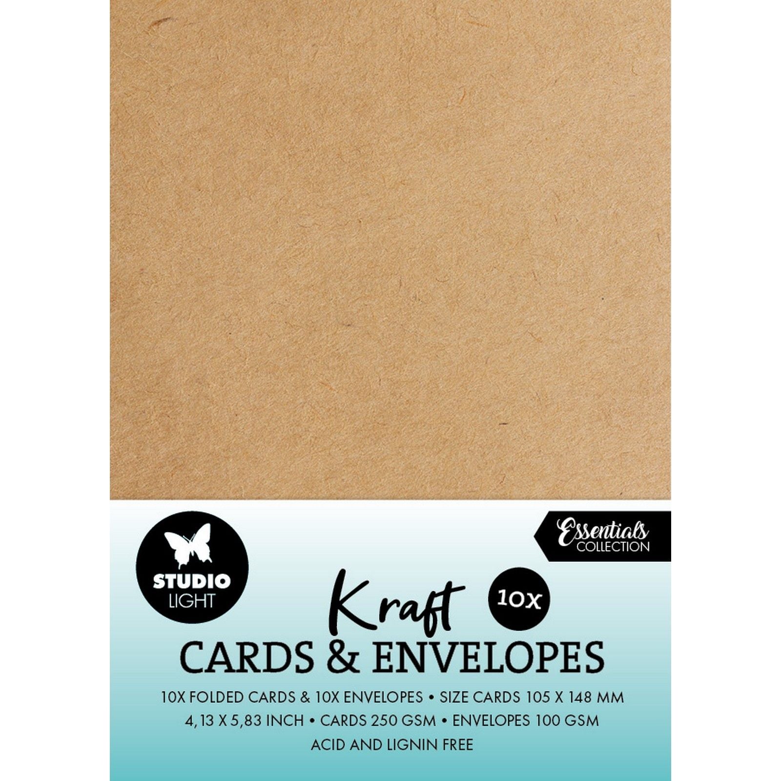 Studio light • consumables cards envelopes kraft a6