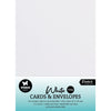 Studio light • cards envelopes white 12,70x17,78cm