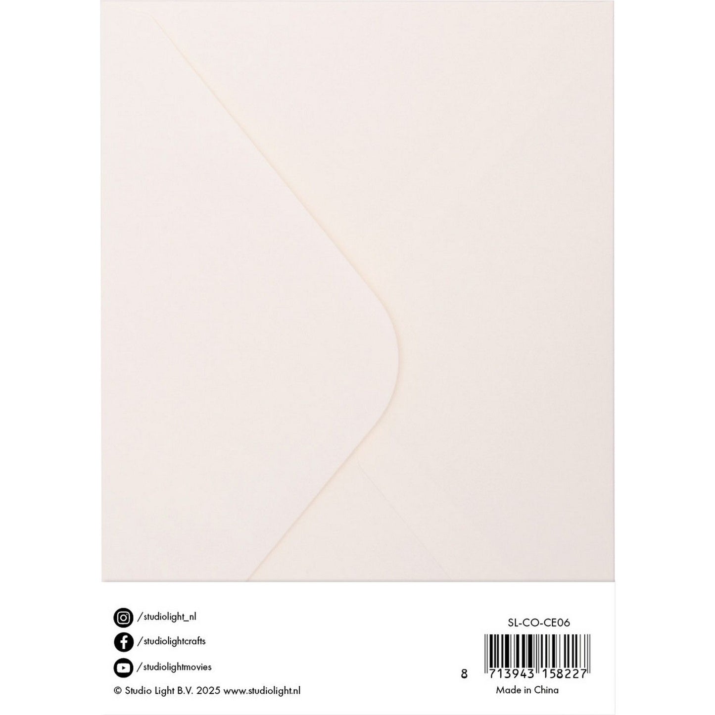 Studio light • cards envelopes creme 12,70x17,78cm