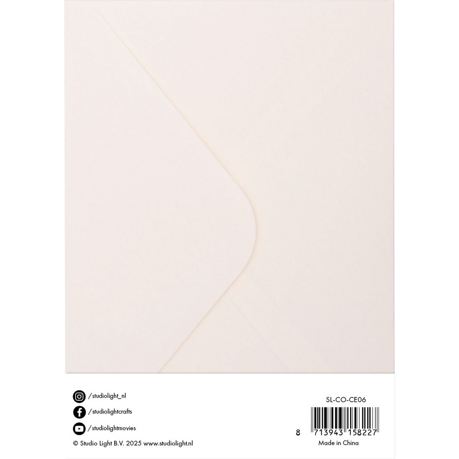 Studio light • cards envelopes creme 12,70x17,78cm