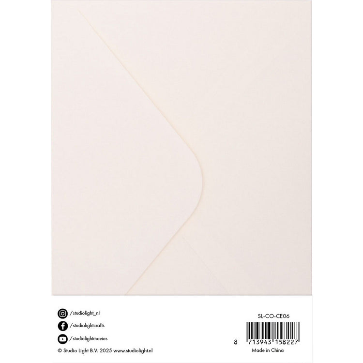 Studio light • cards envelopes creme 12,70x17,78cm