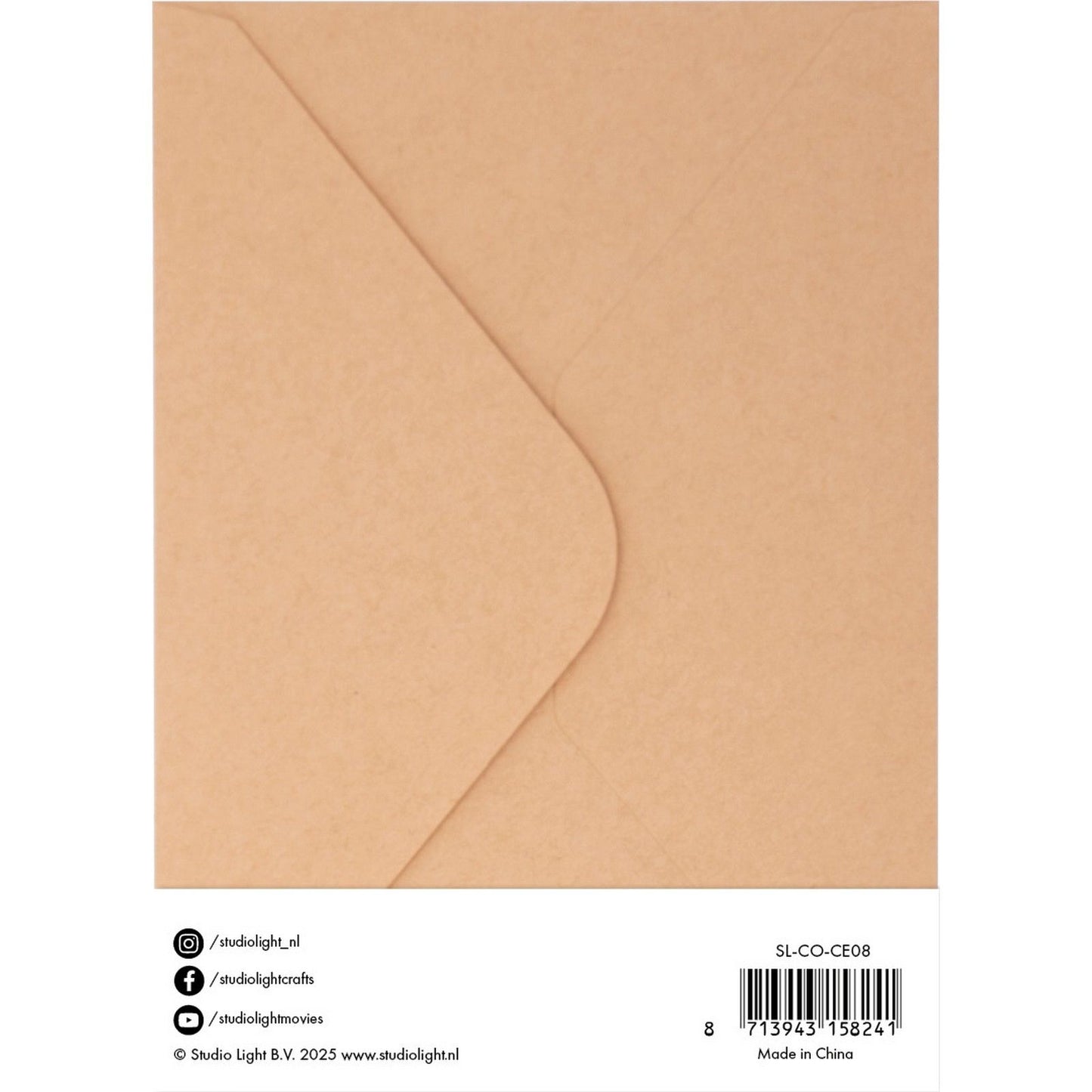 Studio light • cards envelopes kraft 12,70x17,78cm