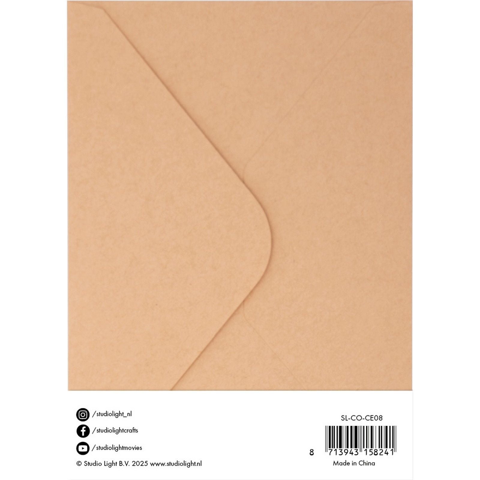 Studio light • cards envelopes kraft 12,70x17,78cm
