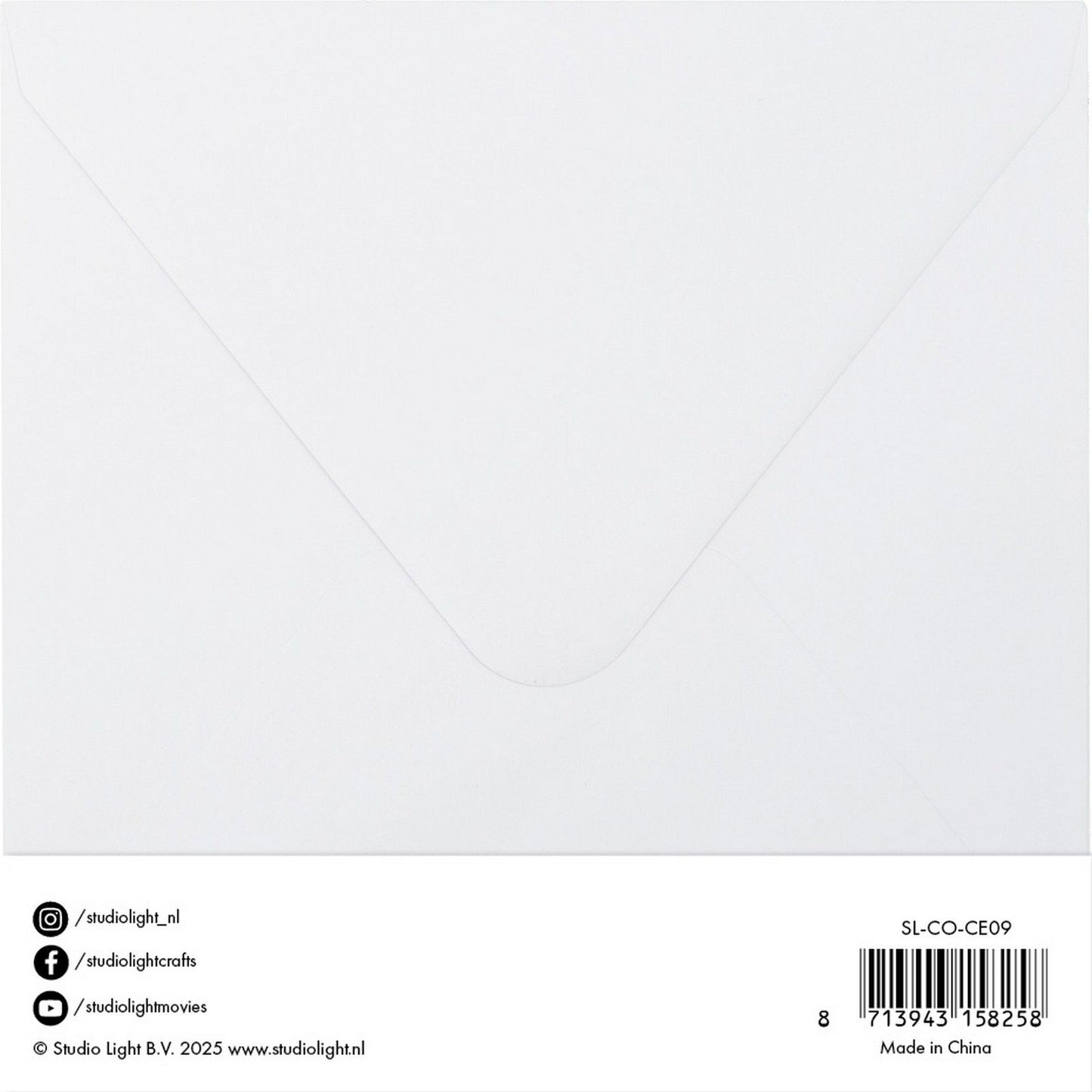 Studio light • cards envelopes white 15,24x15,24cm