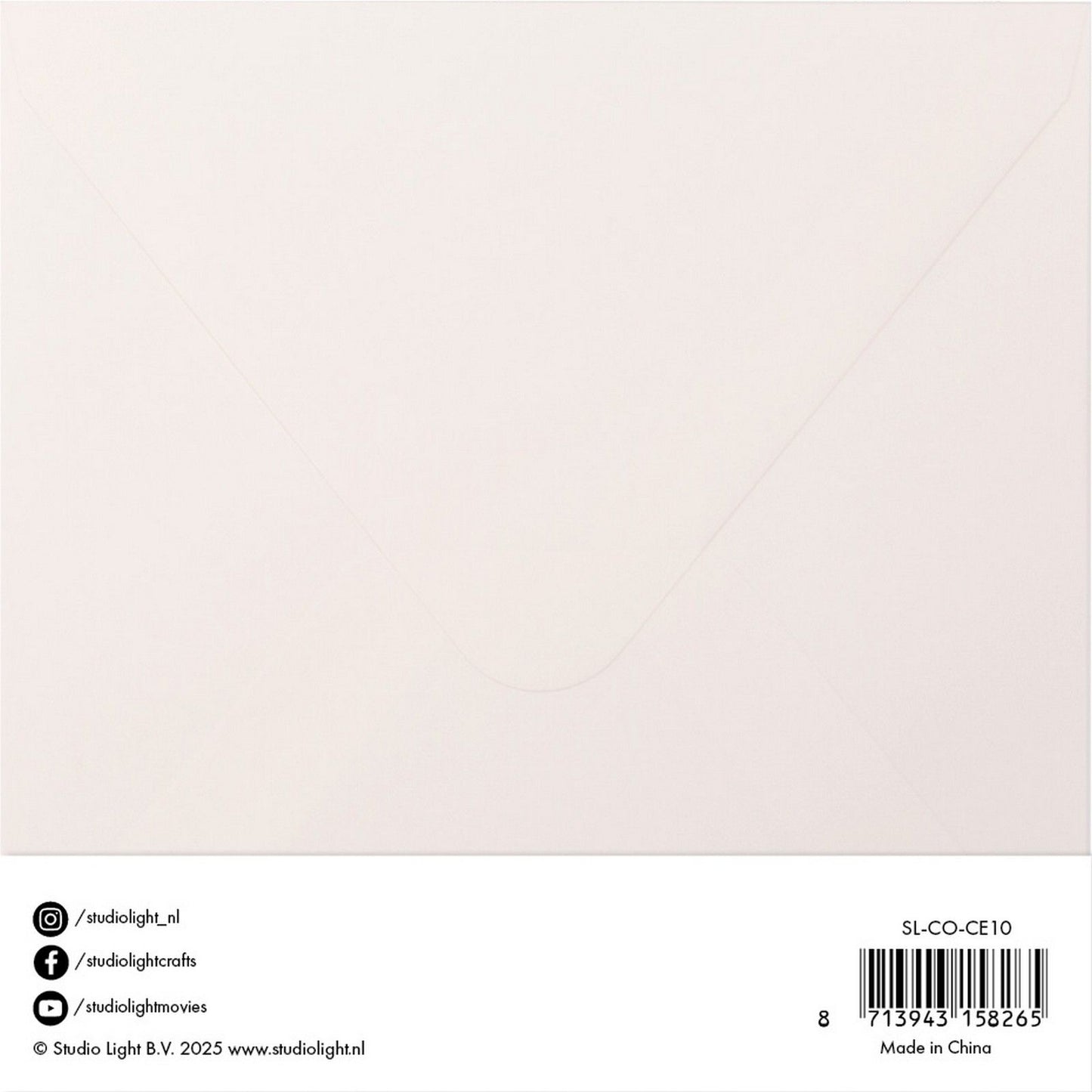 Studio light • cards envelopes creme 15,24x15,24cm