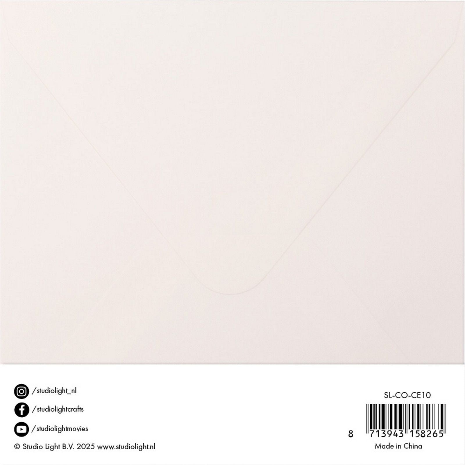 Studio light • cards envelopes creme 15,24x15,24cm