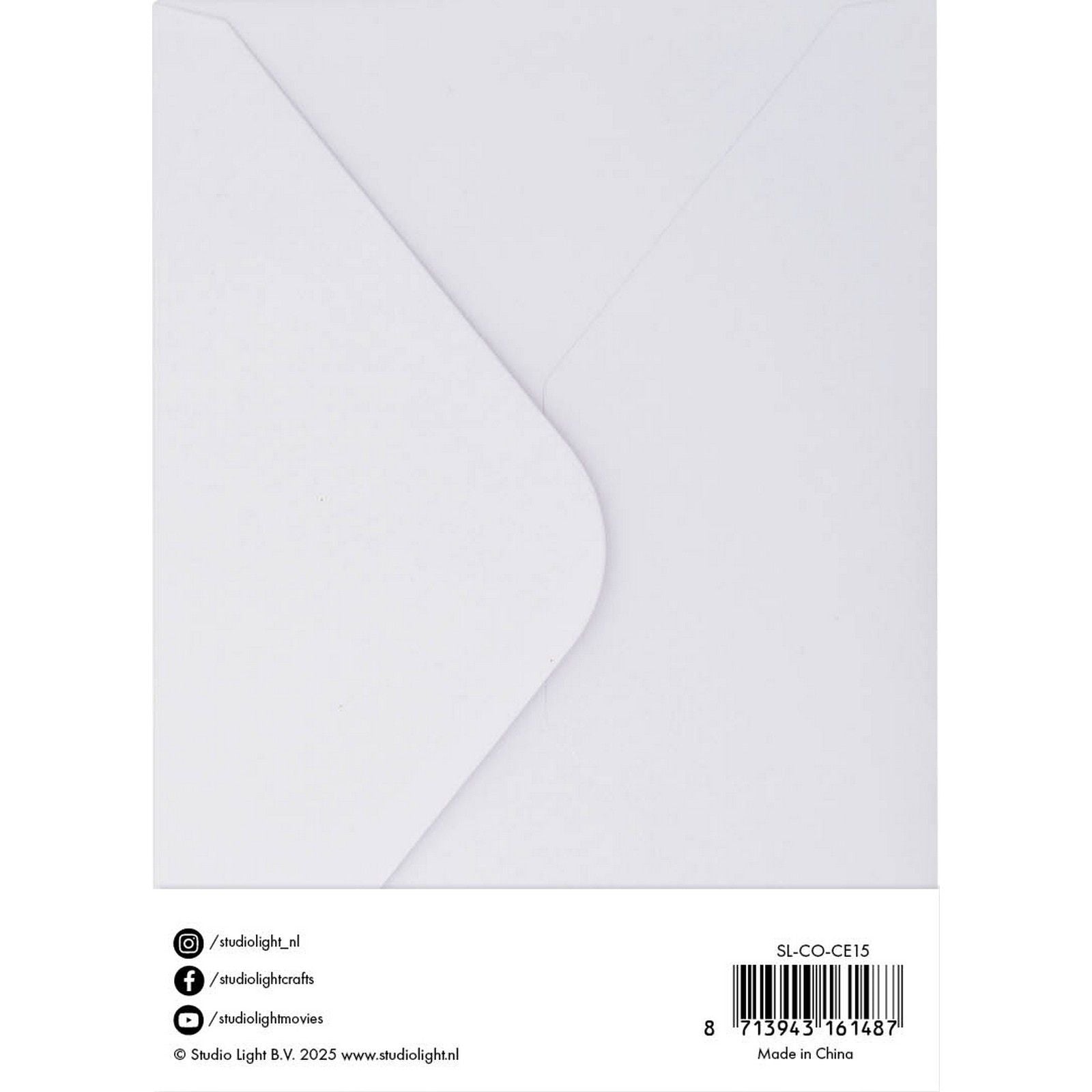 Studio light • consumables cards envelopes christmas red