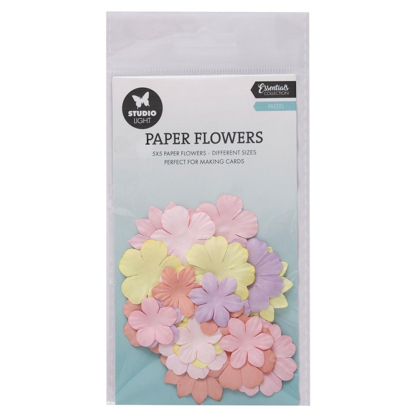 Studio light • paper flowers 25pcs pastel
