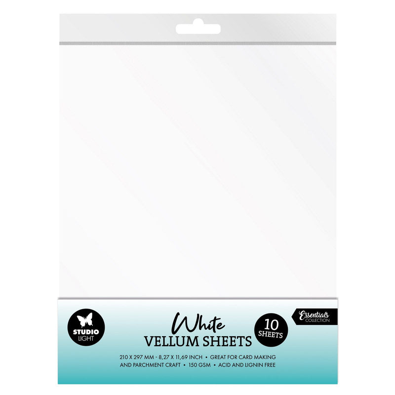 Studio light • essentials vellum sheets 150 gsm white