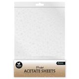 Studio light • essentials acetate sheet snowflakes white - afbeelding 2