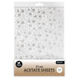Studio light • essentials acetate sheet snowflakes silver - afbeelding 2