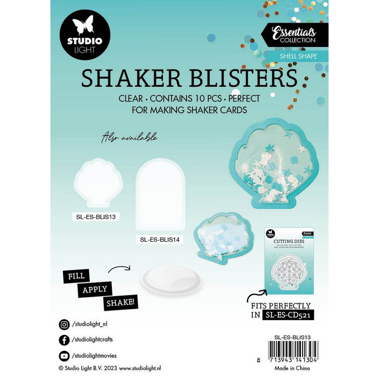 Studio light • essentials shaker blisters schelp