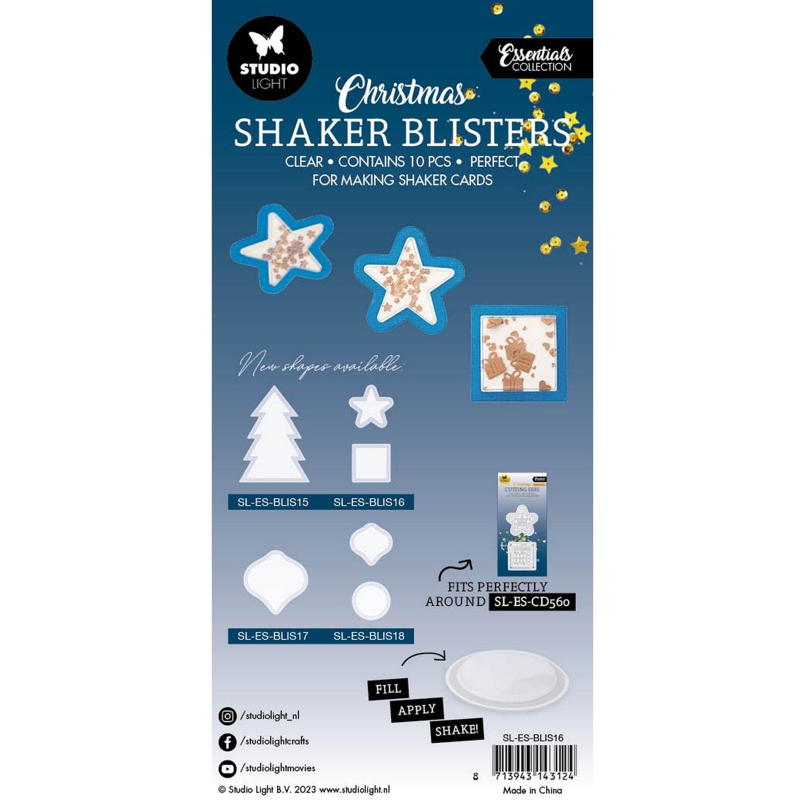 Studio light • essentials shaker blisters mini gifts
