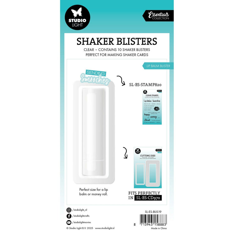 Studio light • essentials shaker blister lip balm blister
