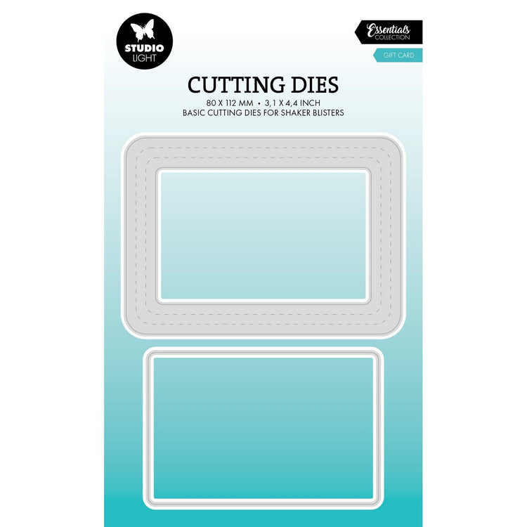 Studio light • essentials cutting die gift card blister die