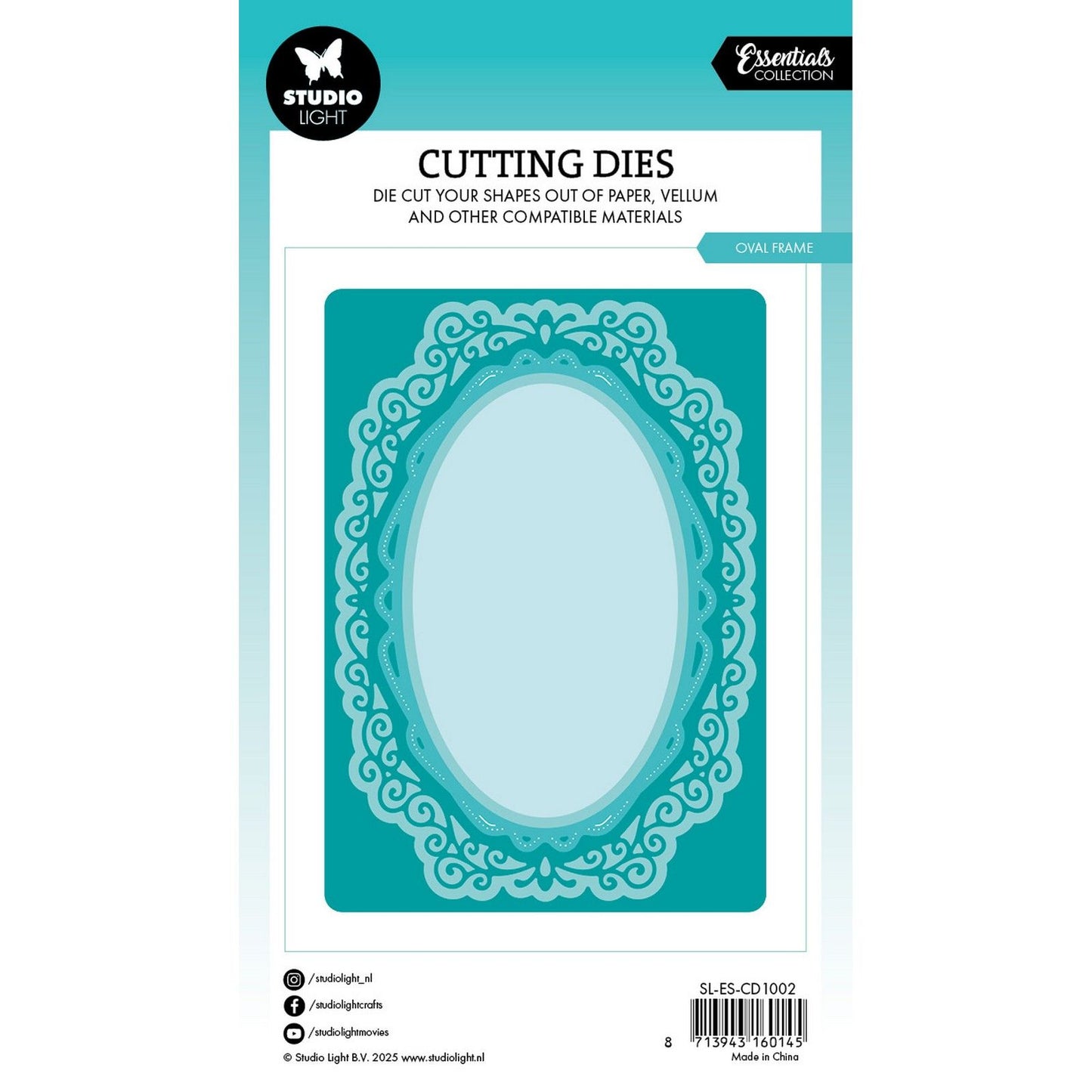 Studio light • essentials cutting die oval frame