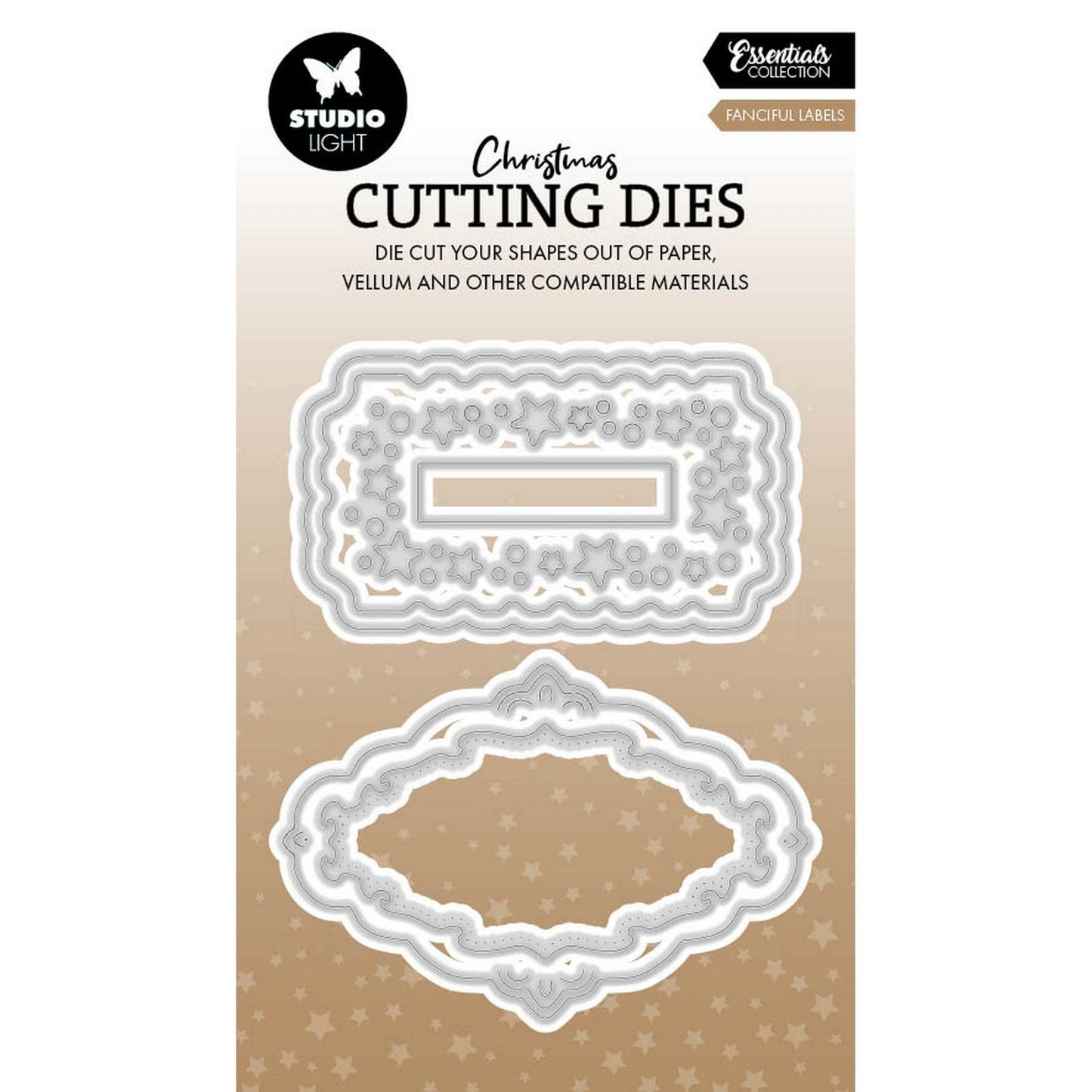 Studio light • essentials cutting die fanciful labels