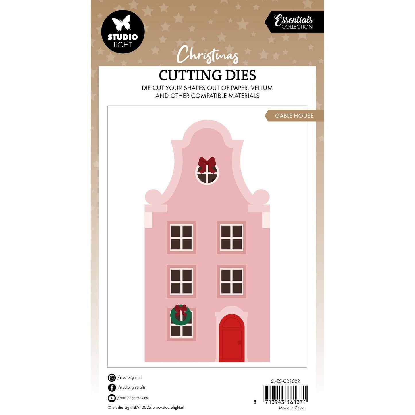 Studio light • essentials cutting die gable house