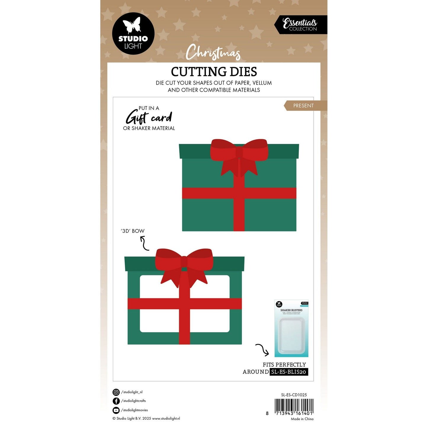 Studio light • essentials cutting die present