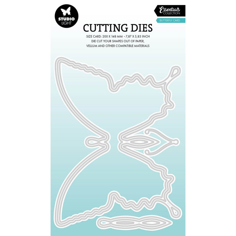 Studio light • essentials cutting die butterfly cardshape