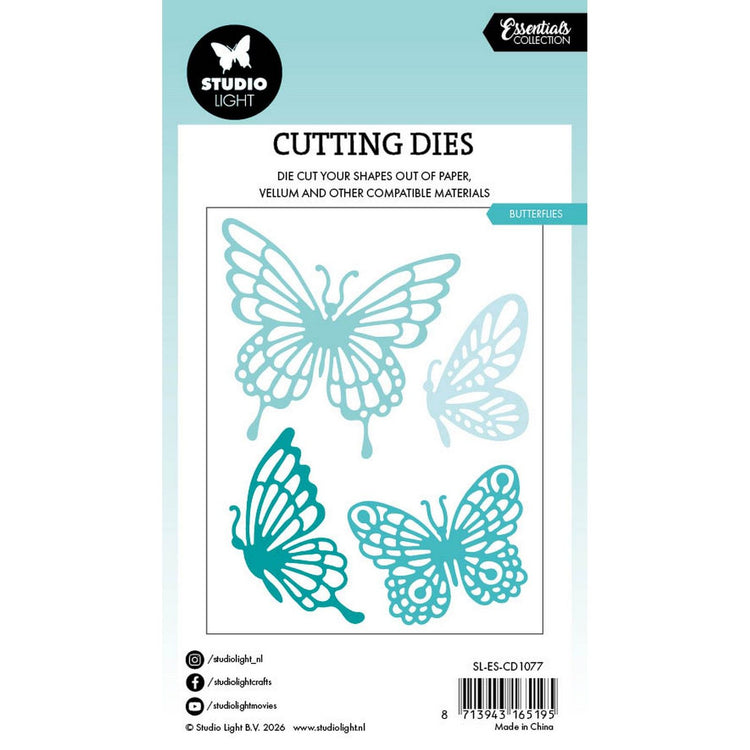 Studio light • essentials cutting die butterflies