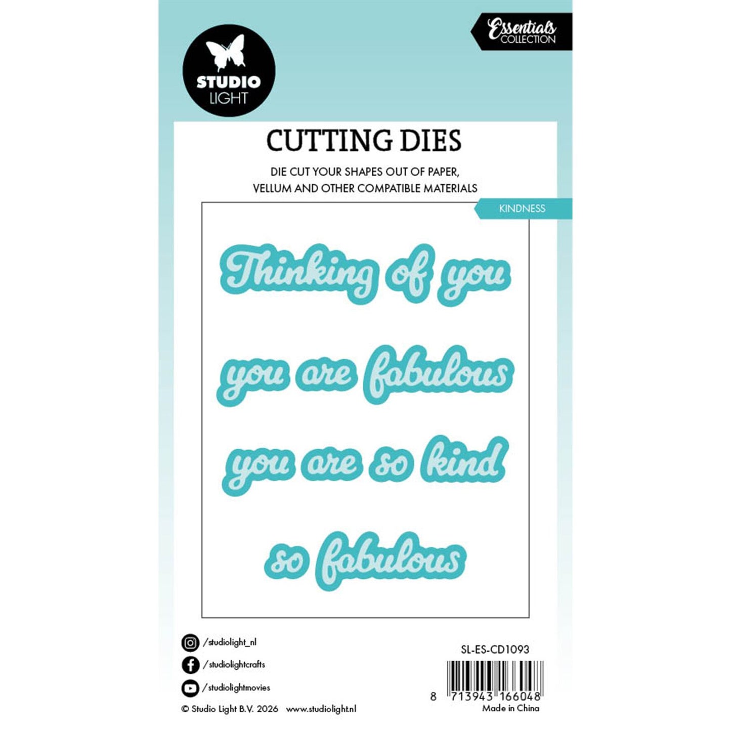 Studio light • essentials cutting die kindness