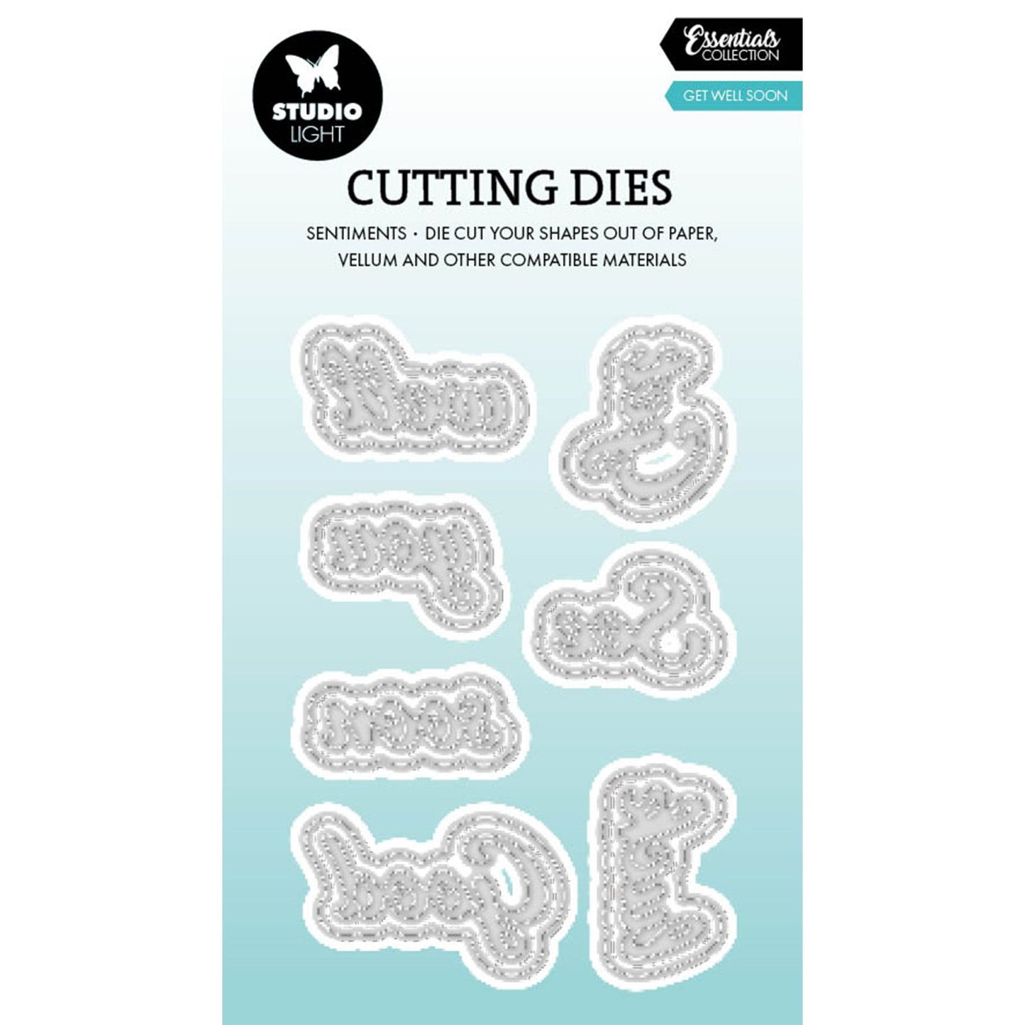 Studio light • essentials cutting die get well soon