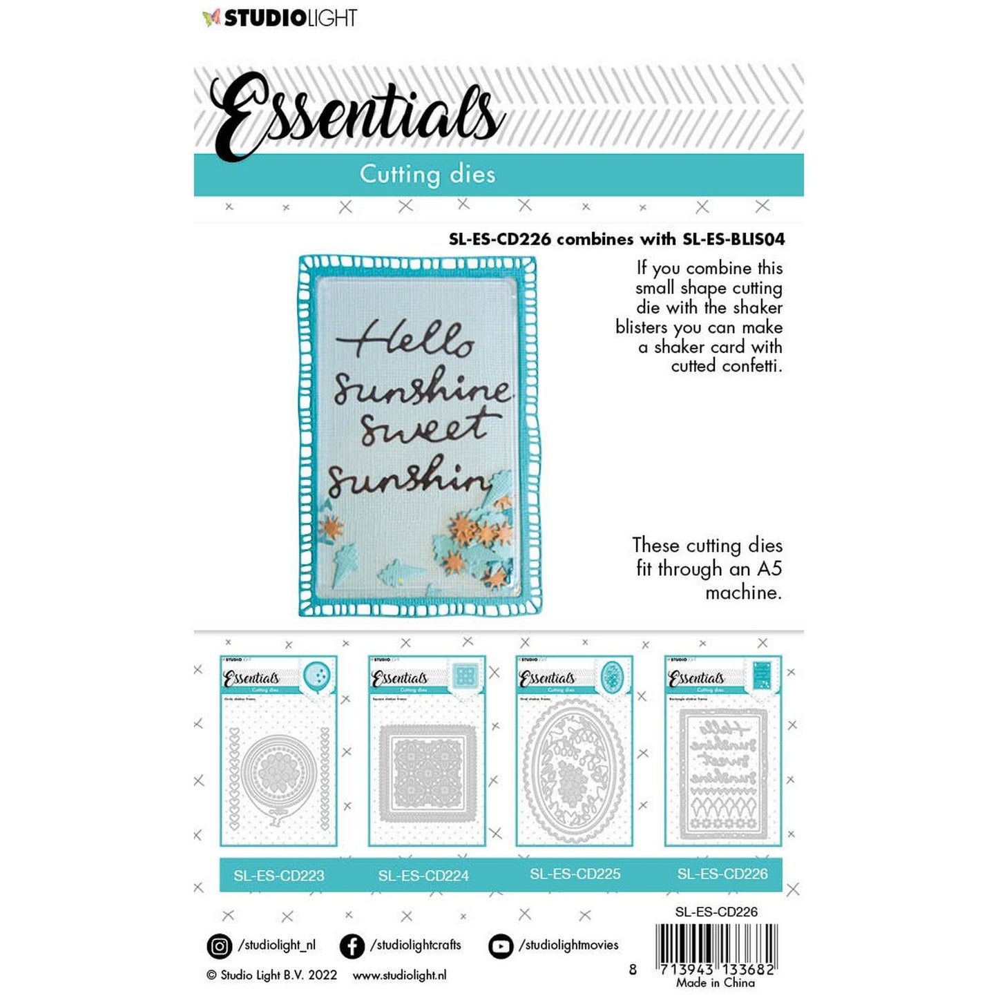 Studio light • essentials snijmal rectangle shaker frame