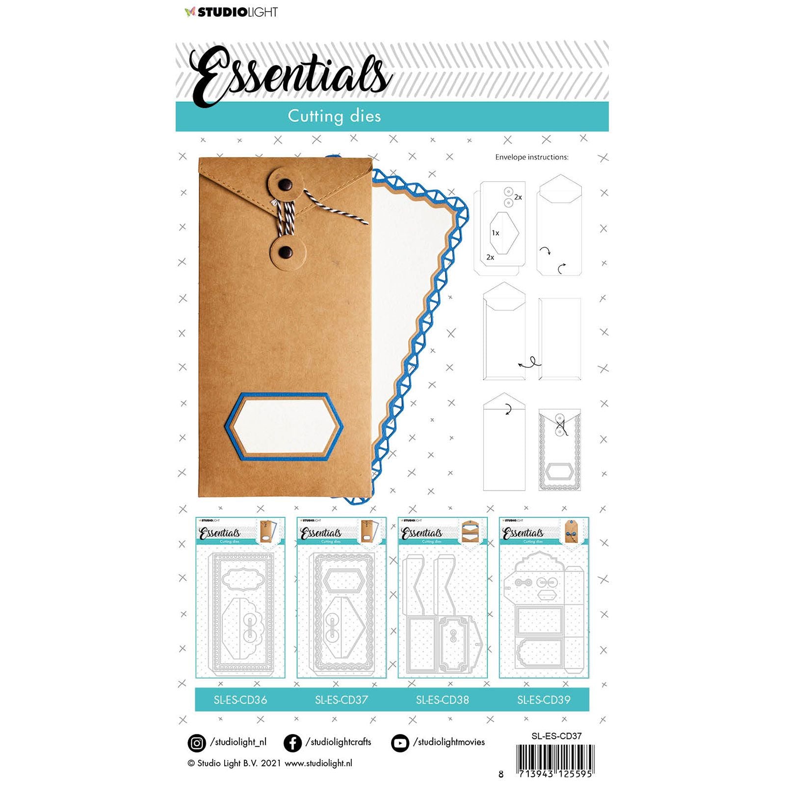 Studio light • essentials snijmal envelop nr.37