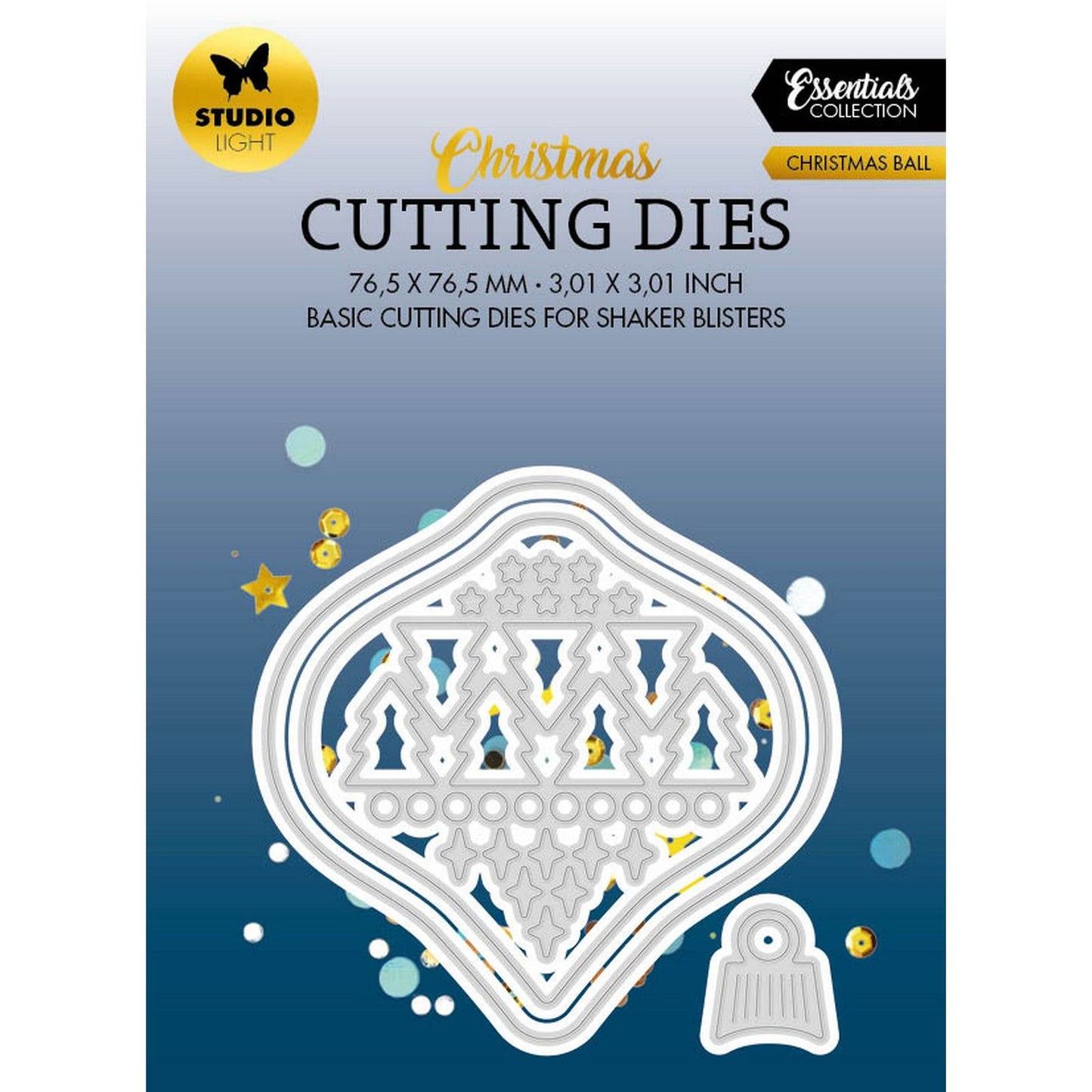 Studio light • essentials cutting die christmas ball