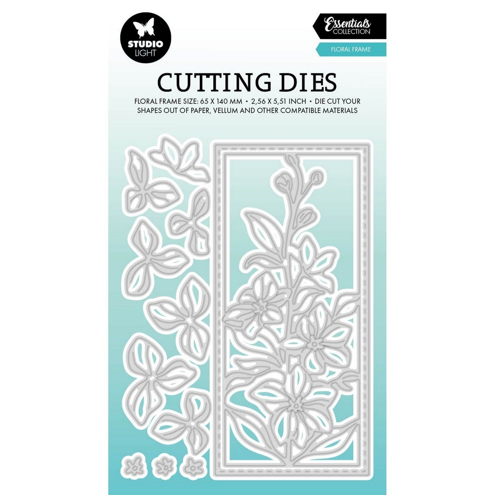 Studio light • essentials cutting dies floral frame